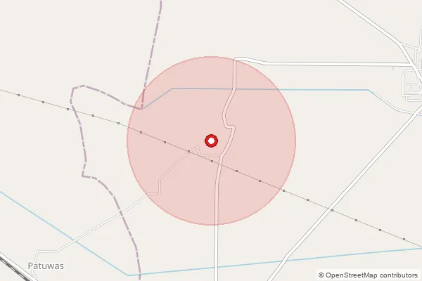 Map showing approximate area covered by Pincode 124112 — Sisarkhas Bo, Rohtak