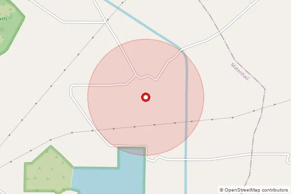 Map showing approximate area covered by Pincode 124202 — Pilana Bo, Rohtak