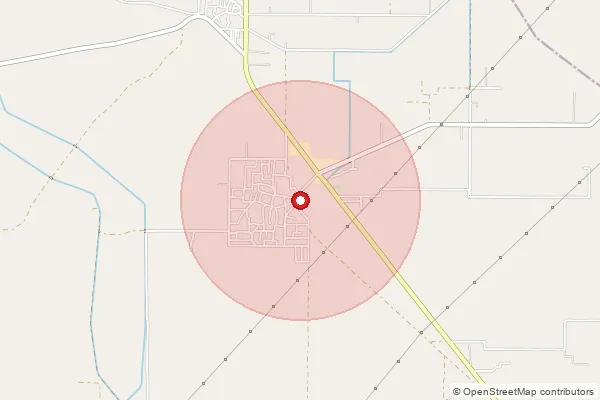Map showing approximate area covered by Pincode 125037 — Muzadpur Bo, Hisar