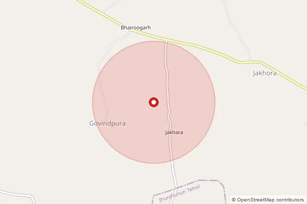 Map showing approximate area covered by Pincode 125052 — Mandi Adampur So, Hisar