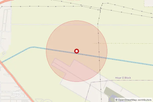 Map showing approximate area covered by Pincode 125111 — Bhuna So, Fatehabad