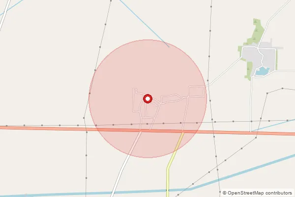 Map showing approximate area covered by Pincode 127026 — Tiwala Bo, Charki Dadri