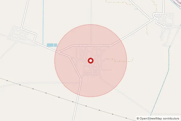 Map showing approximate area covered by Pincode 127307 — Bigowa Bo, Charki Dadri