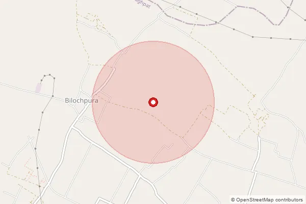 Map showing approximate area covered by Pincode 131001 — Sonipat Ho, Sonipat
