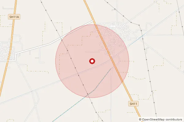Map showing approximate area covered by Pincode 131023 — Jakhauli So, Sonipat