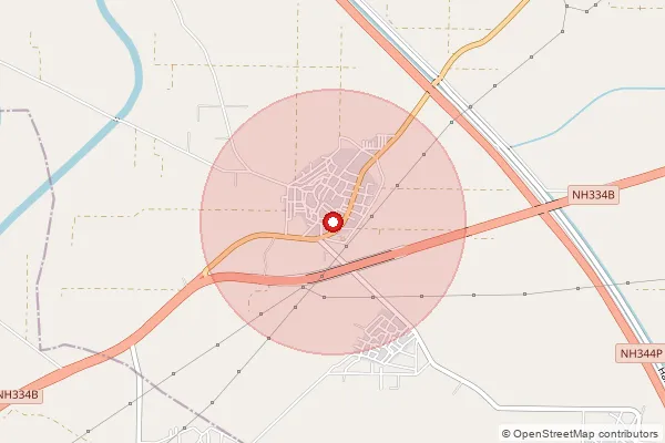 Map showing approximate area covered by Pincode 131024 — Karewari Bo, Sonipat