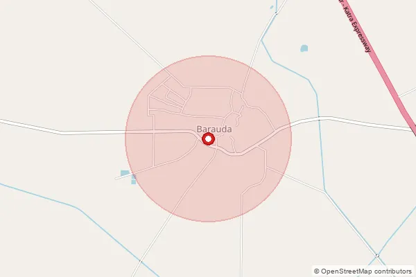 Map showing approximate area covered by Pincode 131304 — Dhanana Ahladpur Bo, Sonipat
