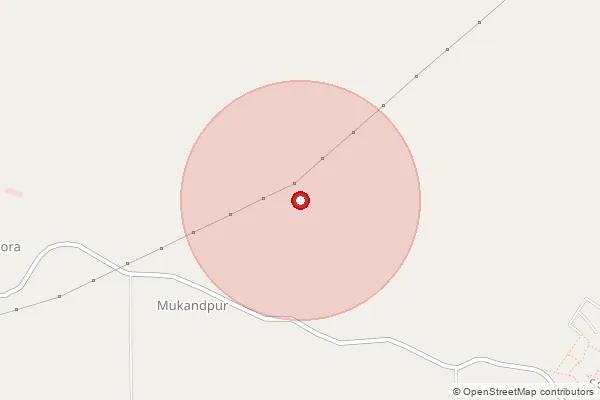 Map showing approximate area covered by Pincode 132102 — Patti Kalyana S.O, Panipat