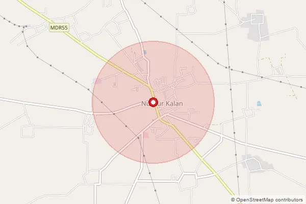 Map showing approximate area covered by Pincode 140117 — Jatauli Bo, Rupnagar