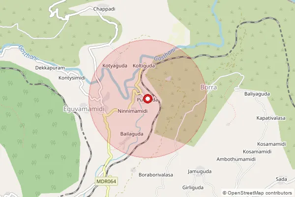 Map showing approximate area covered by Pincode 141127 — Chhounta Bo, Ludhiana
