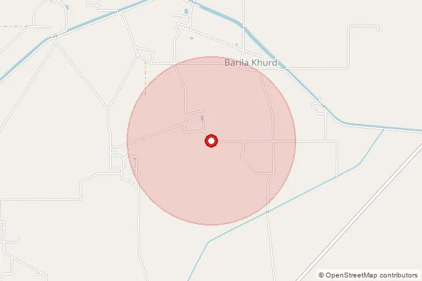 Map showing approximate area covered by Pincode 143512 — Kalanaur So Gurdaspur, Gurdaspur