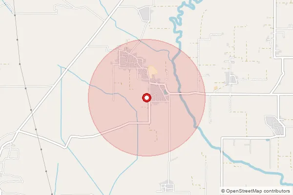 Map showing approximate area covered by Pincode 143517 — Bhattian So, Gurdaspur