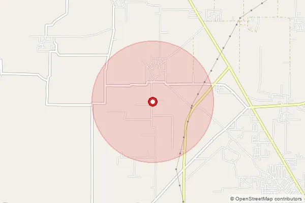 Map showing approximate area covered by Pincode 143526 — Magar Mudian Bo, Gurdaspur