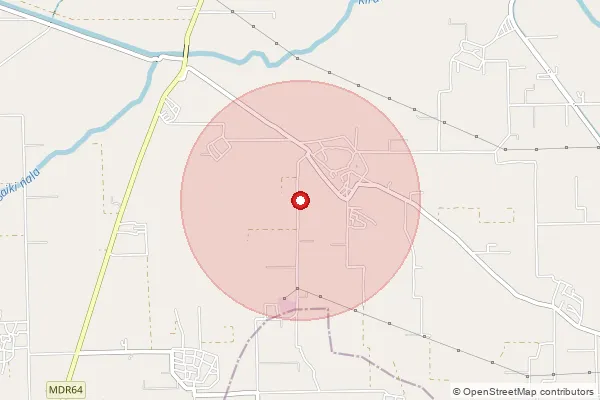 Map showing approximate area covered by Pincode 143604 — Khushalpur Bo, Gurdaspur