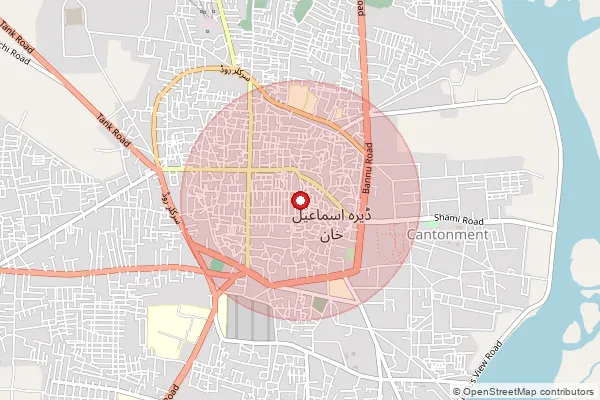 Map showing approximate area covered by Pincode 144033 — Chak Vendal Bo, Jalandhar