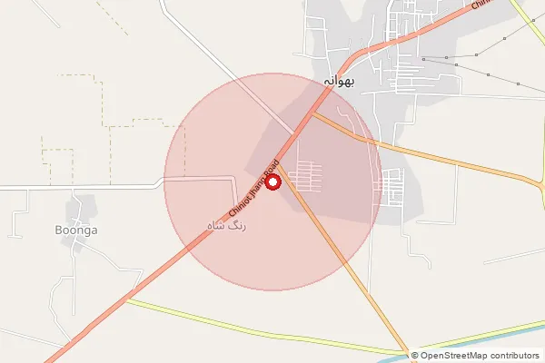 Map showing approximate area covered by Pincode 144224 — Bhater Bo, Hoshiarpur