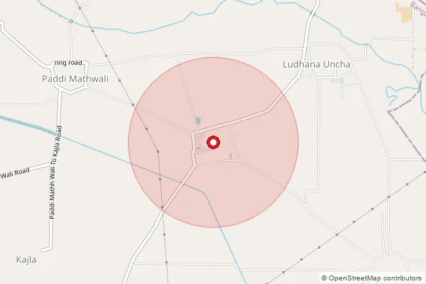 Map showing approximate area covered by Pincode 144510 — Paddi Matwali Bo, Shahid Bhagat Singh Nagar