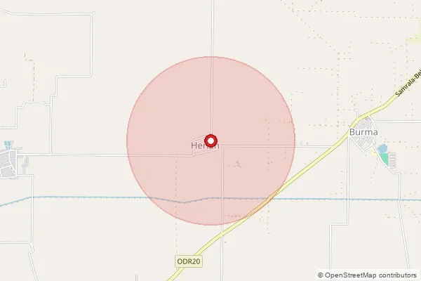 Map showing approximate area covered by Pincode 144511 — Majara Nau Abad Bo, Shahid Bhagat Singh Nagar