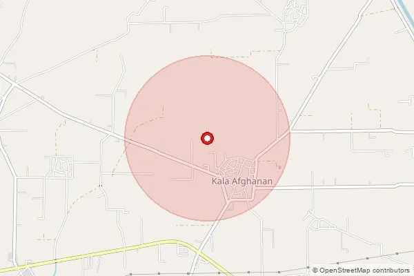 Map showing approximate area covered by Pincode 144529 — Jassowal Bo, Hoshiarpur