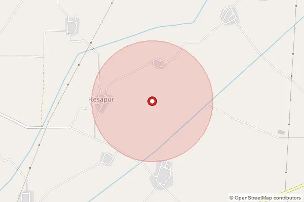 Map showing approximate area covered by Pincode 144623 — Talwandi Saleem Bo, Jalandhar