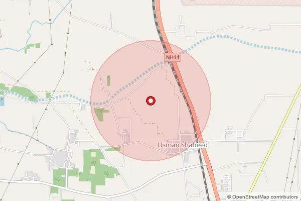 Map showing approximate area covered by Pincode 144703 — Sadiqpur Bo, Jalandhar
