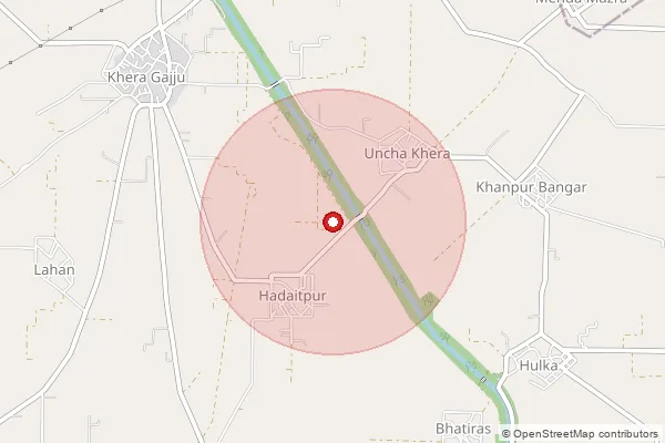 Map showing approximate area covered by Pincode 147001 — Patiala Ho, Patiala