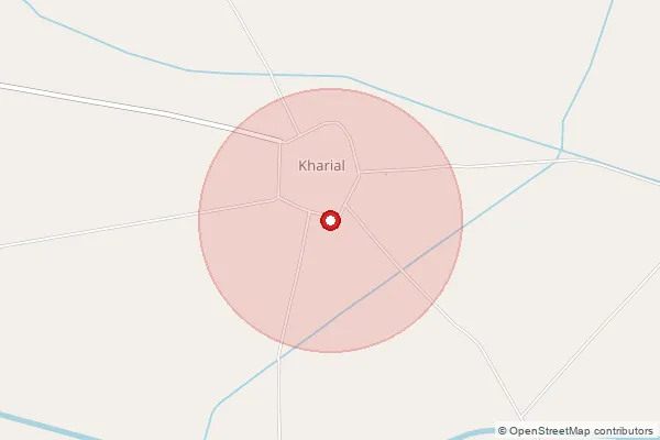 Map showing approximate area covered by Pincode 148028 — Dharamgarh Bo, Sangrur