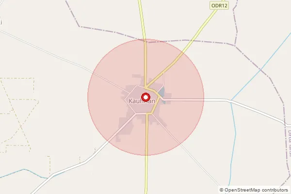 Map showing approximate area covered by Pincode 148030 — Lad Banjara Bo, Sangrur