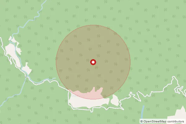 Map showing approximate area covered by Pincode 171211 — Chauth Bo, Shimla