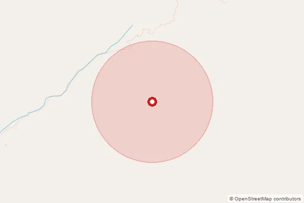 Map showing approximate area covered by Pincode 172111 — Gue Bo, Lahul And Spiti