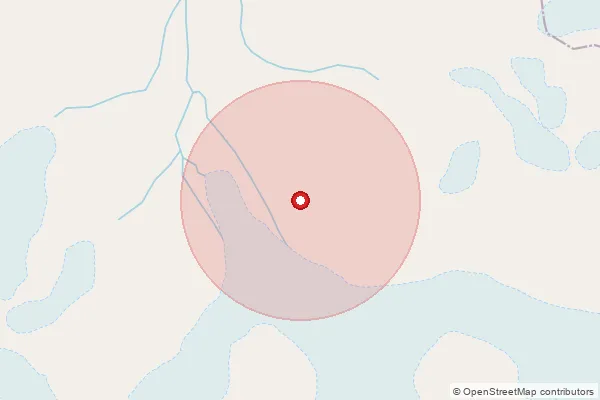 Map showing approximate area covered by Pincode 172118 — Bhaba Bo, Kinnaur