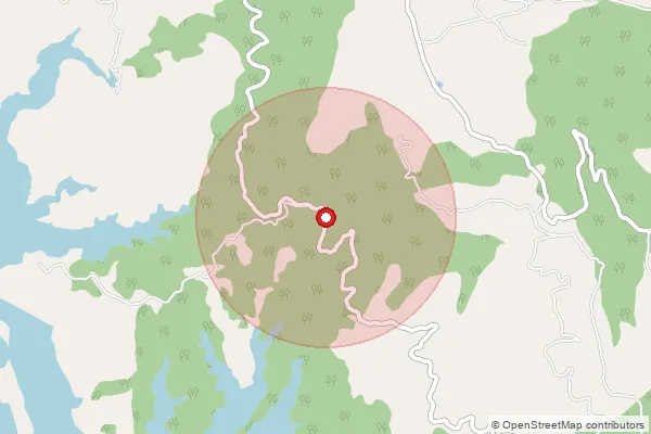 Map showing approximate area covered by Pincode 174001 — Bilaspur Bilaspur Hp Ho, Bilaspur