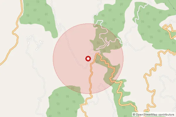 Map showing approximate area covered by Pincode 174003 — Majhwar Bo, Bilaspur