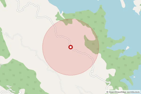 Map showing approximate area covered by Pincode 174017 — Dhani Pukher Bo, Bilaspur