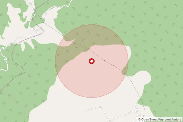 Map showing approximate area covered by Pincode 174101 — Gurumajra Bo, Solan