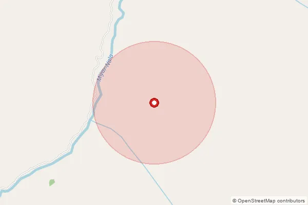 Map showing approximate area covered by Pincode 175142 — Chimrat Bo, Lahul And Spiti