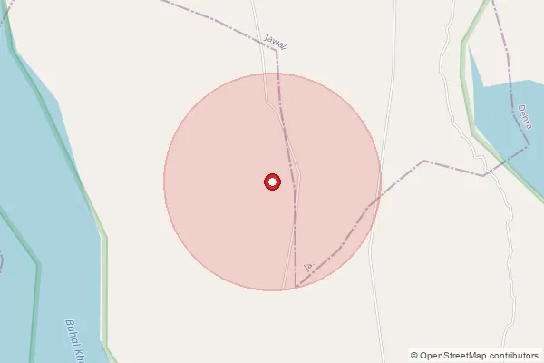 Map showing approximate area covered by Pincode 176023 — Har Bo, Kangra