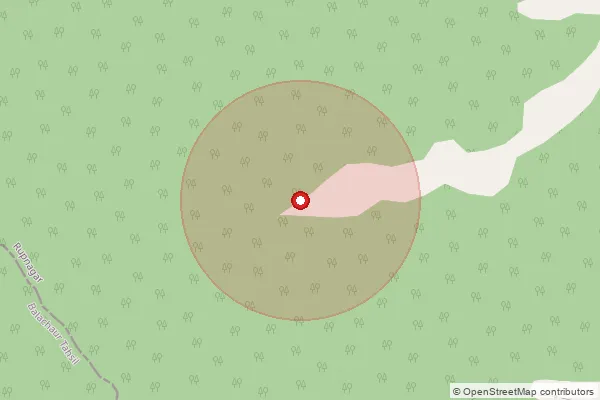 Map showing approximate area covered by Pincode 176064 — Paraur So, Kangra