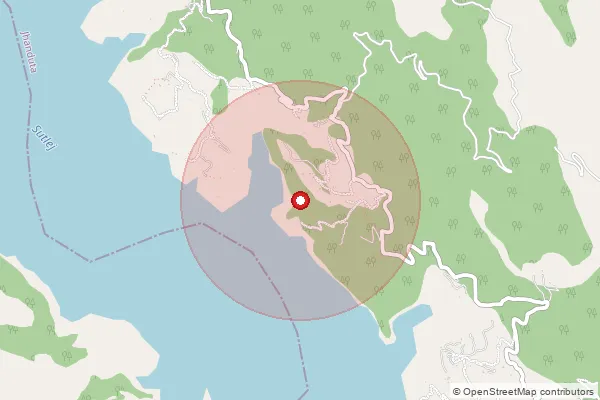 Map showing approximate area covered by Pincode 177023 — Barara Bo, Hamirpur
