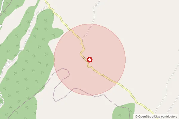 Map showing approximate area covered by Pincode 177113 — Jambal Bo, Kangra