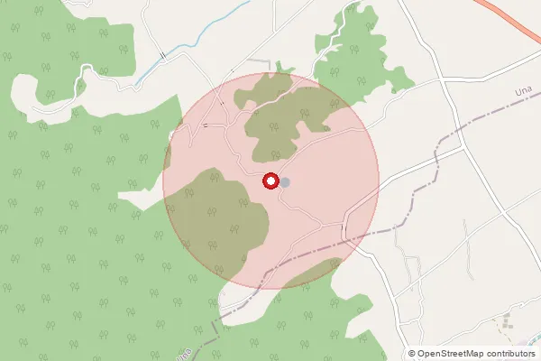 Map showing approximate area covered by Pincode 177209 — Kanger Bo, Una