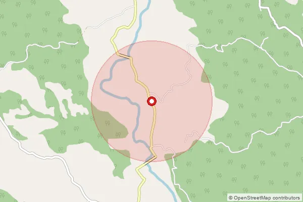 Map showing approximate area covered by Pincode 177301 — Basaral So, Hamirpur