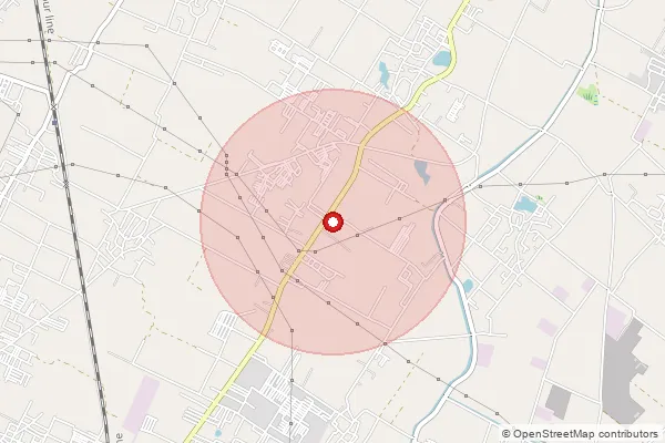 Map showing approximate area covered by Pincode 201102 — Badshahpur Siroli Bo, Ghaziabad