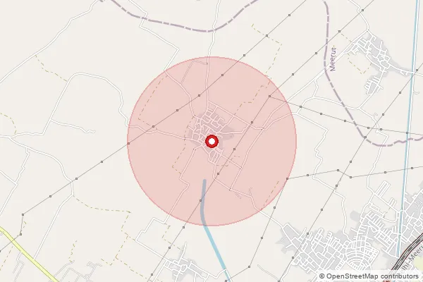 Map showing approximate area covered by Pincode 201201 — Churiyala Bo, Ghaziabad