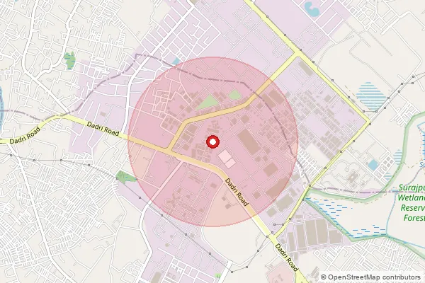 Map showing approximate area covered by Pincode 201306 — Kulesra Bo, Gautam Buddha Nagar