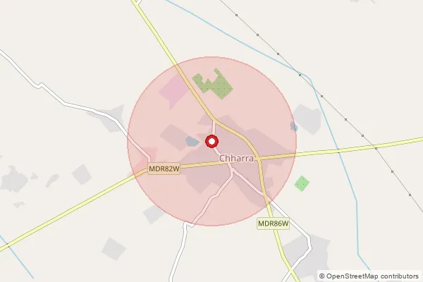 Map showing approximate area covered by Pincode 202130 — Habibganj Bo, Aligarh