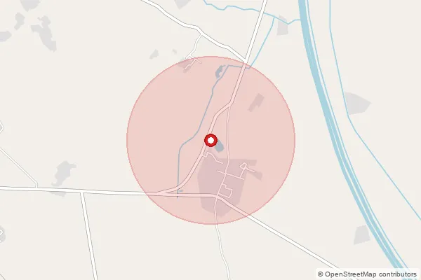 Map showing approximate area covered by Pincode 202170 — Kathera Bo, Aligarh