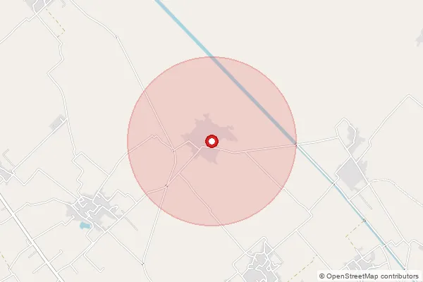 Map showing approximate area covered by Pincode 202282 — Jamuna Bo, Aligarh