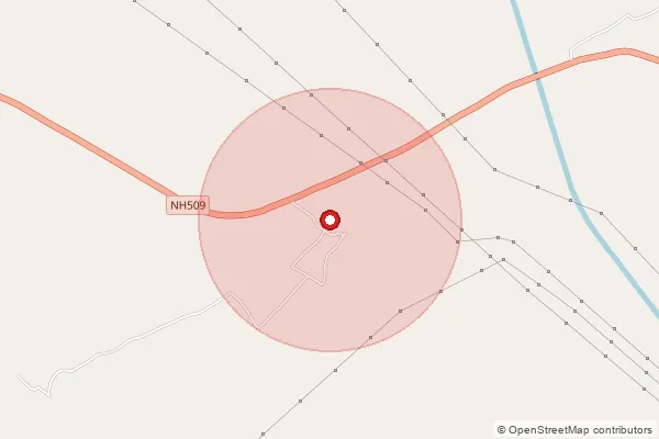 Map showing approximate area covered by Pincode 203389 — Belon Bo, Bulandshahr