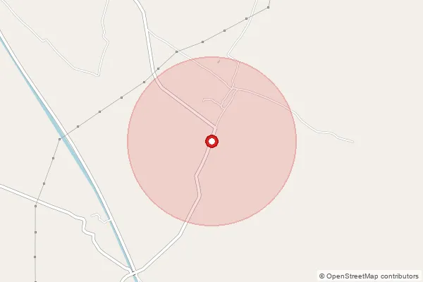 Map showing approximate area covered by Pincode 203398 — Ahar Bo, Bulandshahr